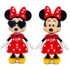Boneca Infantil Minnie 13cm + Acessórios Elka - 2 Unidades
