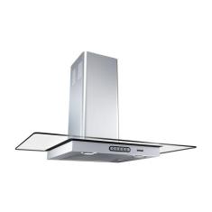 Coifa de Parede 80cm Vidro Reto Duto Slim Fogatti Inox, 220V