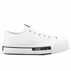 Tênis Coca Cola Daytona Plataforma Canvas Feminino Adulto-Feminino