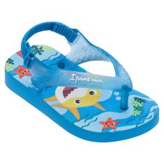 Chinelo de Dedo Infantil Baby Shark Unicornio Elastico 17/24