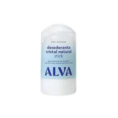 Desodorante Natural Cristal Stick Sem Alumínio 60g Alva