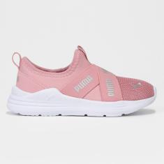 Tênis Infantil Puma Slip On Wired Run-Unissex