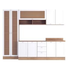 Armário De Cozinha Completo Ditália Denver S/ Tampo Rv/brd10