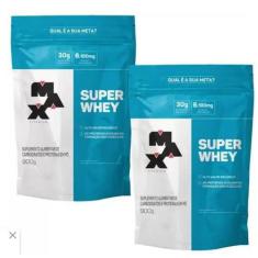 Kit 2X - Super Whey Protein 900G - Max Titanium Wpc Concent