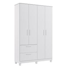 Guarda Roupa Infantil Jujuba 4 Portas e 2 Gavetas - Permóbili Baby