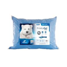 Travesseiro Frostygel Fibrasca Toque Gelado Lavável 50x70cm Cor Azul