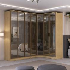 Guarda-roupa Módulo 4 Portas + Módulo Canto + Módulo 2 Portas Ravi - M