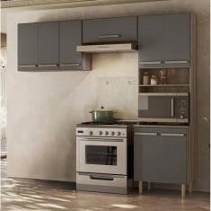 Armario de Cozinha Lemon com 8 Portas 222 cm - Nicioli