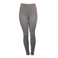 Calça Fuso Katlen Tricot Canelado - segunda pele, Único, Castor