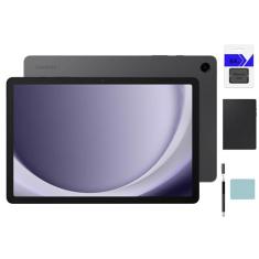 SAMSUNG Tablet Android Galaxy Tab A9+ 64 GB 10,9 polegadas + capa de livro Galaxy Tab A9+ (preta), chipset atualizado, visor multijanela, fino, leve, design durável, grafite com acessórios