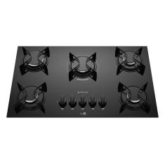 Cooktop 5 Bocas Preto com Mesa de Vidro Atlas Agile Up Bivolt