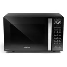 Micro-ondas Panasonic com Smartsense e Dupla Refeição 30L Preto - NN-GT68LBRU 110V
