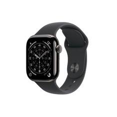 Apple Watch Series 11 GPS + Cellular, Caixa ardósia de titânio de 42 mm, Pulseira esportiva Preta, Tamanho P/M - MF8R4AM/A