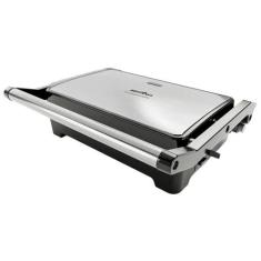 Grill e Sanduicheira Britânia BGR28A 2 em 1 Abertura 180º 127V Inox, P