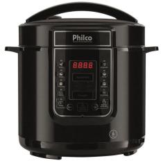 Panela Elétrica de Pressão Philco 6 Litros Painel Digital com 13 Funções Preto
