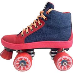 Patins Infantil Quad Owl Sports Ioiô Tamanho 34