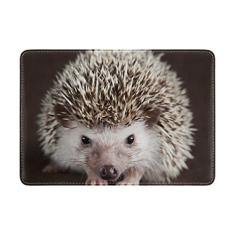 My Daily Cute Hedgehog capa protetora de couro para passaporte