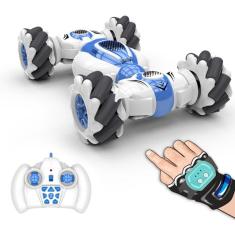 Carrinho de Controle Remoto Com Sensor de Gestos Anda de Todo Jeito Carrinho Maluco + Relógio Controle