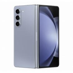 Celular Samsung Galaxy Z Fold5 5G, 512GB, 12GB RAM, Tela Infinita de 7.6" Azul Claro