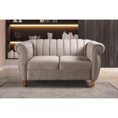 Namoradeira Realeza Sofá Chesterfield Decoração Sala Recepção Estilo R