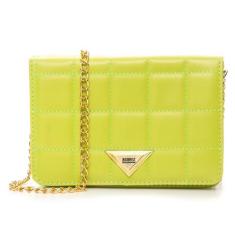 Bolsa feminina transversal  bordada com corrente super versátil ideal 