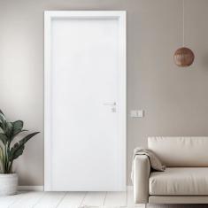 Porta Lisa Uv Batente Regulável 07 Cm a 13 Cm Guarnição 5 Cm 62 X 210 Esquerdo Rodam