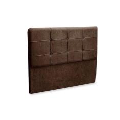 Cabeceira London 1,40 Suede Amassado Chocolate - js Móveis