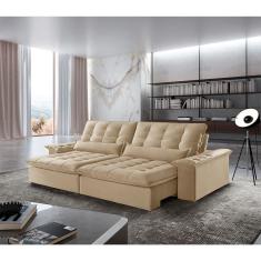 Sofá Victory Linho 02 Módulos De 120cm B25cm Meu Sofá Online A226 Linho Bege