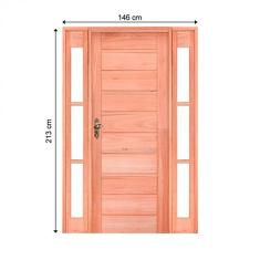 Kit Porta De Madeira Pe30 Esel 213Cmx146Cmx12Cm Esquerda Esel