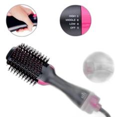 Escova Secadora Seca Alisa E Modela Cabelo 110V - Bellator, 110V