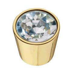 Puxador Cristal - IL 4430 - Dourado - 26MM