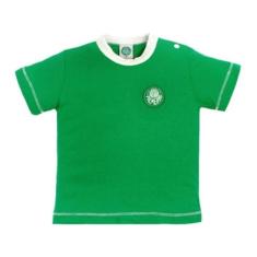 Camiseta Bebê Palmeiras Verde Oficial
