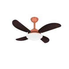 Ventilador Teto Fly 4 Pás Cobre Sala Silencioso Ventax 220V