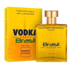 Perfume Masculino Vodka Brasil Amarelo 100 Ml - Paris Elysées