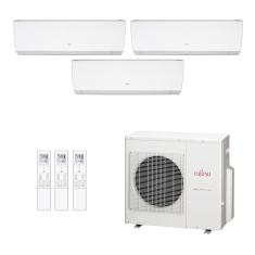 Ar-Condicionado Multi Split Inverter Fujitsu 27.000 (3x Evap HW 12.000) Quente/Frio 220V