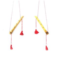 Flauta Feng Shui De Bambu - Estabilidade, Segurança E Paz