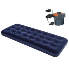 Colchão Inflável Solteiro Bestway + Bomba de Inflar Elétrica 220v