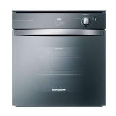 Forno de Embutir a Gás Brastemp 78 Litros Cor Inox Espelhado com Grill e Timer Touch - BOA84AR 220V