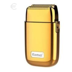 Máquina De Barbear Shaver Kemei Tx1 Gold Barbeador Titanium