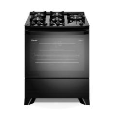Fogão 5 bocas Electrolux Preto Experience c/ Mesa de Vidro, Grill e Pe