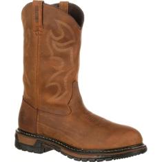 ROCKY Bota masculina Fq0002733 Western, Couro aztec Crazy Horse, 47