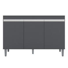 Balcão Para Pia Manu 120 Cm Cinza Ajl