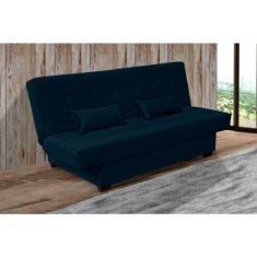 Sofá Cama Matriz 186 cm Laila 257 - Matrix, Azul