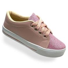 Tenis Infantil Star Feminino Brilho Casual Blogueira Moda-Feminino
