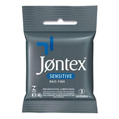 Jontex Sensitive Camisinha Preservativo - 3 Unidades