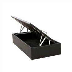 Base Baú Phy Sintético Solteiro 88x188x39cm Ortobom