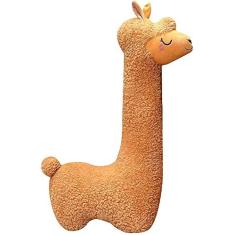 Travesseiro corporal de lhama de 100cm, travesseiro gigante de pelúcia de alpaca, travesseiro longo fofinho de alpaca, aniversário, presente de dia dos namorados para adultos e crianças,Mar