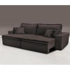 Sofa Retrátil e Reclinável com Molas Cama inBox Premium 2,92m tecido e