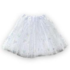 Saia De Tule Tutu Adulto Fantasia Brilho Acessório Carnaval - Anj Moda