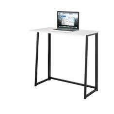 Mesa Escrivaninha Dobrável Fit  Art Panta, Preto/Branco